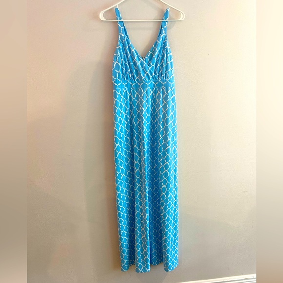 Long baby blue J. McLaughlin dress - Picture 1 of 3